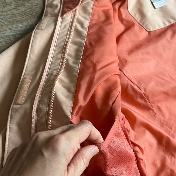 Columbia Whirlibird Interchange 3-in-1 Jacket with Omni Heat Peach Pink XS/Ski - Picture 7 of 10